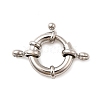 Brass Spring Ring Clasps KK-D407-01P-E-1