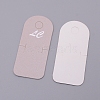 Paper Hair Clip Display Cards DIY-WH0199-90-1