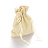 Burlap Packing Pouches Drawstring Bags ABAG-Q050-13x18-13-1