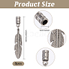 Alloy Cord Ends DIY-CA0006-87C-AS-2