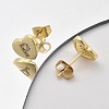 Rack Plating Brass Micro Pave Clear Cubic Zirconia Stud Earrings EJEW-K299-01G-P-3