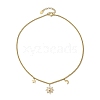 Sun & Star & Moon Brass Pendant Necklaces NJEW-JN04808-4
