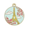Alloy Enamel Pendants FIND-E054-06E-1