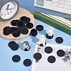 Fingerinspire 50Pcs Acrylic Flat Round Action Figure Display Bases KY-FG0001-15-4