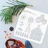 Plastic Reusable Drawing Painting Stencils Templates DIY-WH0172-903-3