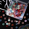 160Pcs 8 Colors Handmade Luminous & Gold Foil Lampwork Beads LAMP-CJ0001-38-6