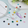 60Pcs 20 colors Natural Jade Cabochons G-FH0002-74-4