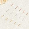 SUPERFINDING 40pcs 2 Color  Brass Tube Beads KK-FH0003-26-5