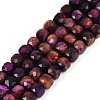 Natural Tiger Eye Dyed Beads Strands LS-G-H028-A01-07-1