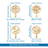 Beadthoven 24Pcs 12 Styles Zinc Alloy Links FIND-BT0001-02-6