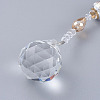 Faceted Crystal Glass Ball Chandelier Suncatchers Prisms AJEW-G025-A03-3