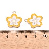 Light Gold Plated Alloy Enamel Pendants PALLOY-N176-28B-RS-3