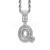 Brass Micro Pave Cubic Zirconia Pendants PW-WG3207D-34-1