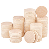   100Pcs Grass Wood Cutouts WOOD-PH0002-53B-1