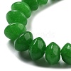 Dyed Natural Malaysia Jade Beads Strands G-P559-A16-01-4