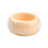 Resin Plain Band Finger Ring for Women RJEW-N041-01-A01-3