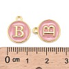 Golden Plated Alloy Enamel Charms X-ENAM-S118-07B-3