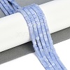 Dyed Synthetic White Jade Imitation Blue Lace Agate Beads Strands G-B129-A02-01-2