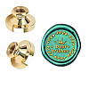 Wax Seal Brass Stamp Head AJEW-WH0209-513-1