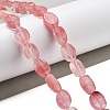 Cherry Quartz Glass Beads Strands G-P559-B03-01-2