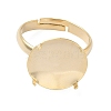 Adjustable Brass 4 Prong Ring Settings KK-K414-04D-G-2