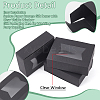 Rectangle Folding Paper Storage Boxes CON-WH0106-01A-02-4
