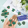 SUNNYCLUE 18Pcs 9 Styles Saint Patrick's Day Alloy Enamel Pendants ENAM-SC0004-62-3