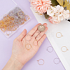 SOFPLATE 200Pcs 2 Colors Brass Wine Glass Charm Rings KK-SP0001-32A-3