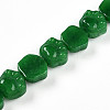 Dyed Natural Malaysia Jade Beads Strands G-M108-A13-01-4