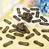 40Pcs PU Leather Craft Label Tags DIY-TADJ0001-22D-4