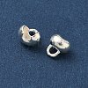 925 Sterling Silver Bead Tips Knot Covers STER-K171-48S-04-2