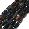 Dyed Natural Blue Tiger Eye Beads Strands GG-CBA295D-01-2