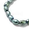 Electroplated Strong Magnetic Synthetic Hematite Beads Strands G-P518-02H-3