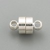 Brass Magnetic Clasps with Loops LS-KK-O134-14S-2