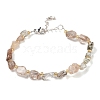 Natural Rutilated Quartz Beads Bracelets for Women BJEW-H623-02S-14-4