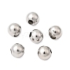 Tarnish Resistant 304 Stainless Steel Hollow Round Seamed Beads STAS-R032-8mm-5