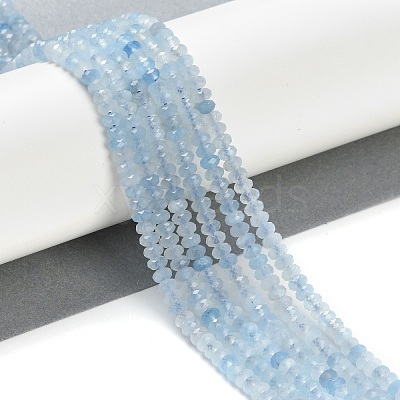 Natural Aquamarine Beads Strands G-E194-12-01-1