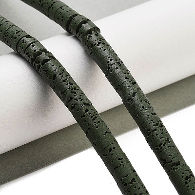 Natural Lava Rock Dyed Beads Strands G-K375-G05-01-1