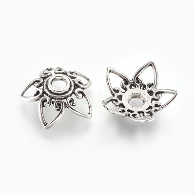 Alloy Fancy Bead Caps PALLOY-G234-01AS-1