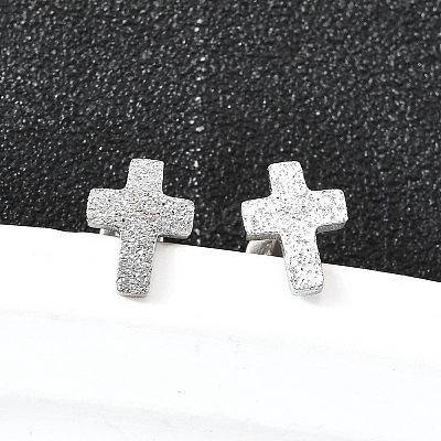 304 Stainless Steel Stud Earrings EJEW-H161-01P-G-1