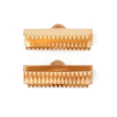 304 Stainless Steel Ribbon Crimp Ends STAS-E471-05N-G-1