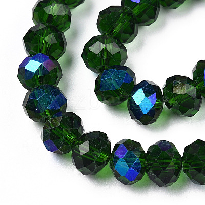 Electroplate Glass Beads Strands EGLA-A034-T4mm-L27-1