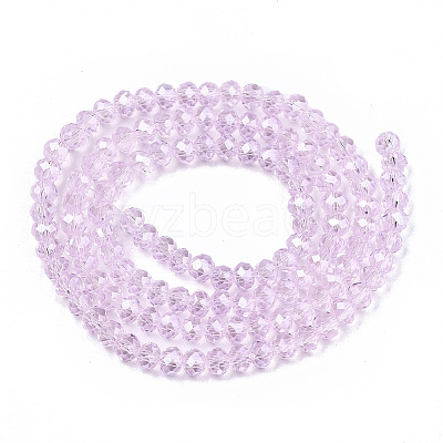 Electroplate Glass Beads Strands EGLA-A044-T8mm-A10-1