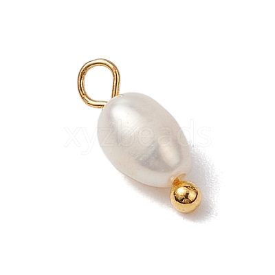Natural Freshwater Pearl Potato Charms X-PALLOY-JF03202-01-1
