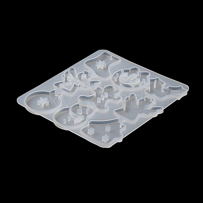 DIY Christmas Silicone Pendant Molds DIY-F140-02C-1