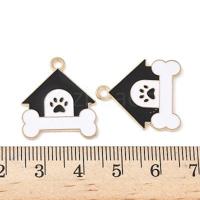 Alloy Enamel Pendants ENAM-I062-01KCG-02-1