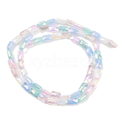 Electroplate Glass Beads Strands EGLA-D300-05-08-1