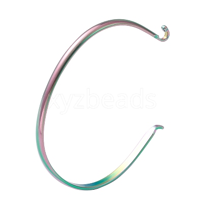 Ion Plating(IP) 304 Stainless Steel Cuff Bangle Making LS-STAS-H154-01MC-1
