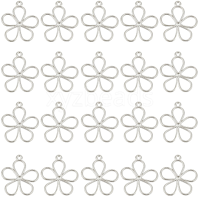 100Pcs Tibetan Style Alloy Pendants FIND-SC0009-48S-1