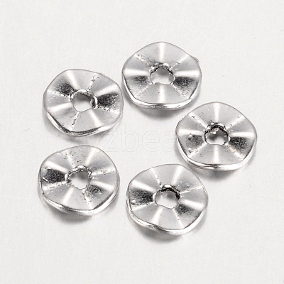 Tibetan Style Wavy Spacer Beads TIBEB-A101871-AS-FF-1